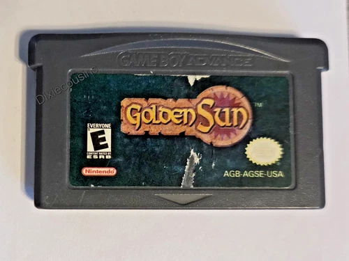 GOLDEN SUN GBA Nintendo Game Boy Advance *Cartridge Only* Authentic, Tested
