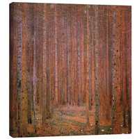Leinwandbild Tannenwald I - Gustav Klimt