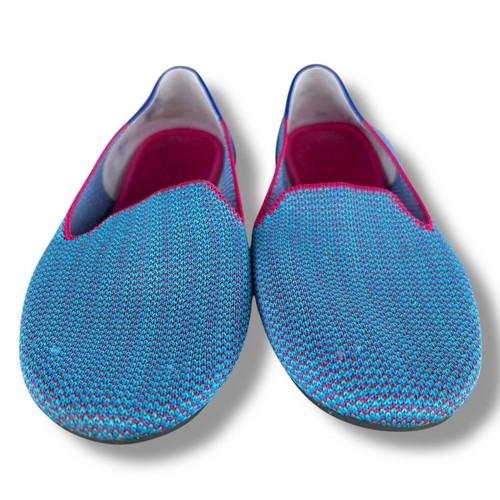 Zapatos sin cordones Rothy’s The Mocasín para mujer talla 8 Bluebell triple puntada - Imagen 9 de 10