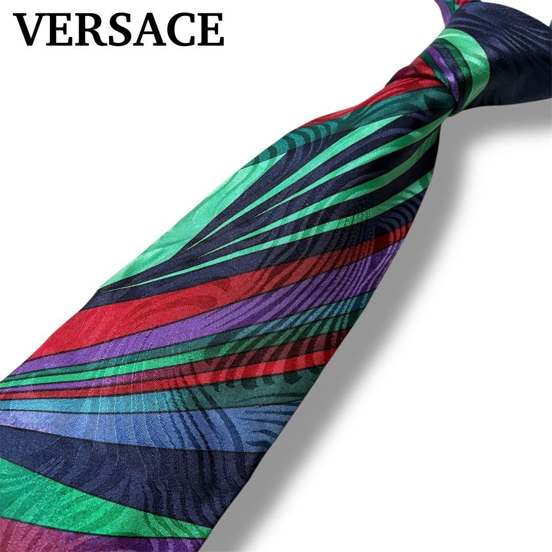 Gianni Versace Necktie Multicolor Pattern Fashion… - image 1