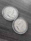Franklin Half Dollar Silver 50C Lot 1952 & 1955 Business Strike US Coins