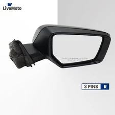 Right Side View Mirror For 2014-2020 Chevy Impala w/o Turn Signal 3 Pin 22936945