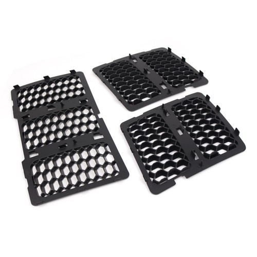 For Jeep Grand Cherokee 2014-2016 Front Grill Cover Honeycomb Grille Matte Black - Picture 9 of 9