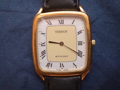 Tissot Stylist K190 Swiss 38x29mm Tank Quarz Vintage 