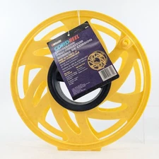 Woods Heavy Duty 150 Ft Extension Cord Reel Storage Holder Tangle-Free Wheel