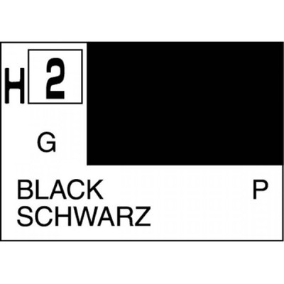 BLACK GLOSS ml 10 Pz.6 Gunze Colori ed Accessori -D- Neues Modell