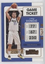 2021-22 Panini Contenders Game Ticket Bronze Luka Doncic Luka Dončić #18 09i2