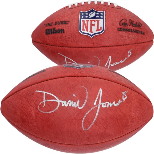 Daniel Jones New York Giants Signed Wilson Duke Full Color Pro Football