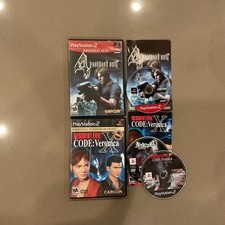 Resident Evil Code: Veronica X Complete Demo CIB + 4 Lot PlayStation 2 PS2