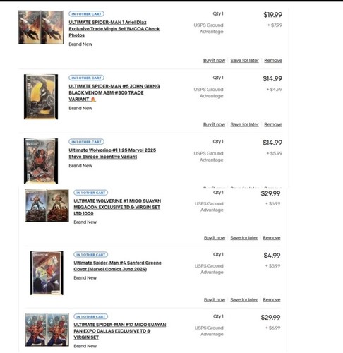 14 Comic Book Bundle Pack BTC Exclusive Trades & Virgins
