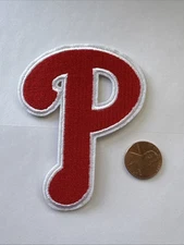 PHILADELPHIA PHILLIES EMBROIDERED IRON ON PATCH 3” X 2.5”