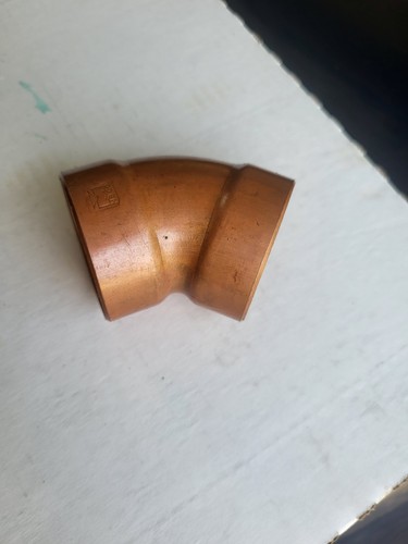2” Copper Pipe Fitting 45 Degree Elbow 