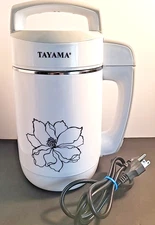 Tayama DJ-15S Multi-Functional Stainless Steel Soymilk Maker Tested/As Is