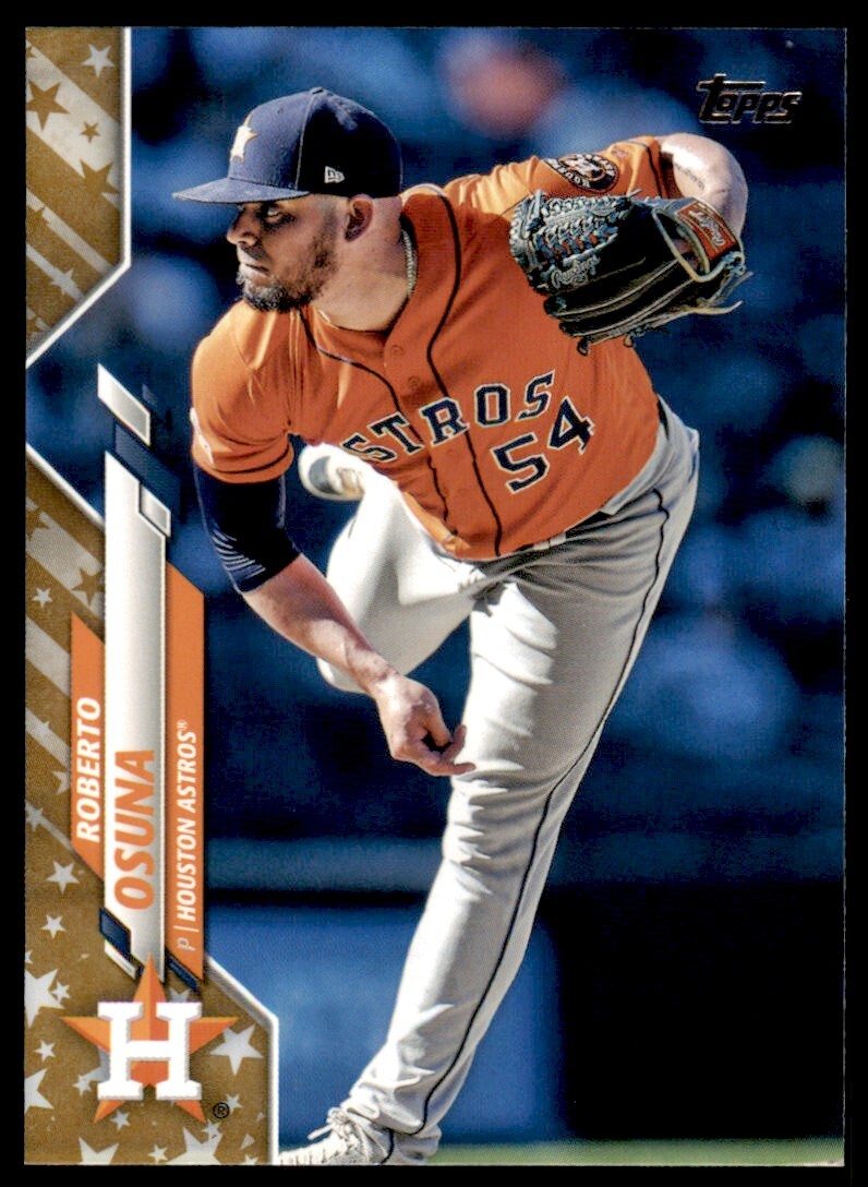 2020 Topps Gold Star Series One Roberto Osuna Houston Astros #141