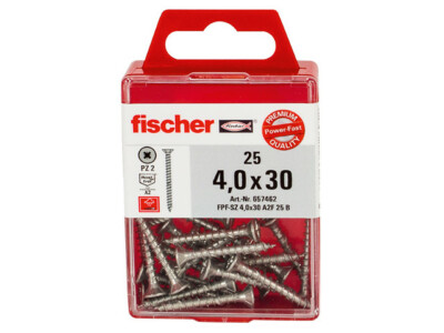 Fischer Spanplattenschrauben Power-Fast 4,5x45 Senkkopf A2 TG PZ 657466