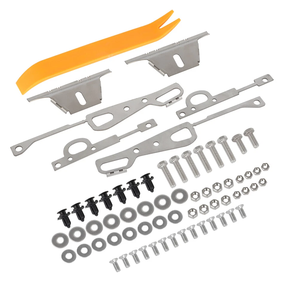 Front and Rear Bumper Lifts Kit For 1996-2000 Honda Civic EK Hatchback Coupe - Image 3 of 4