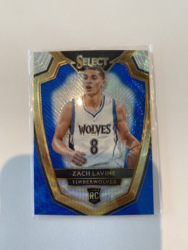 Zach LaVine [Blue and Silver Prizm] #156 2014 Panini Select card