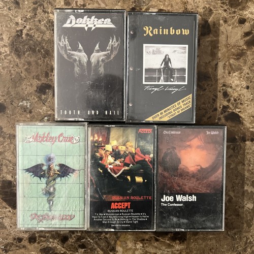 22 Cassette Lot The Who Iron Maiden Anthrax Black Sabbath Dokken Ratt Deep Purpl - Picture 9 of 11