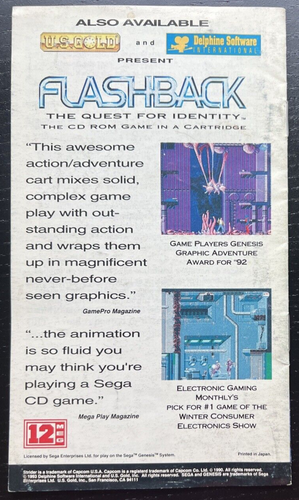 Journey from Darkness: Strider Returns / Strider II (Genesis 1992) MANUAL ONLY - Picture 2 of 3