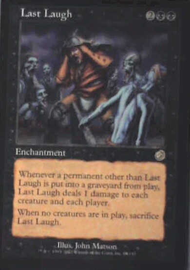 Last Laugh - Torment: #68, Magic: The Gathering Nm R129