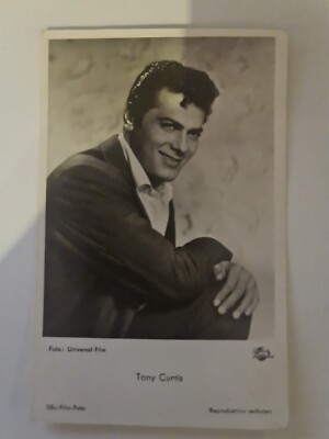 Tony Curtis Autograph UFA Autograph Card No. FK 3045 Unsigned Original