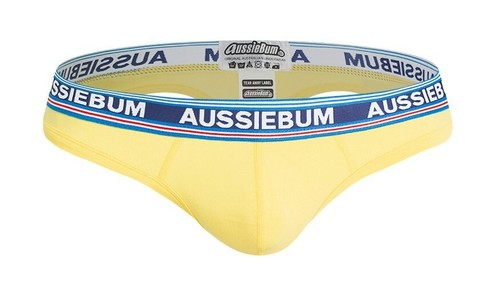 New aussieBum Icy Pop Thong, Yellow, Medium - Picture 2 of 7