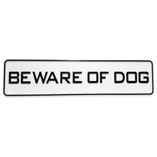 Beware Of Dog Sign