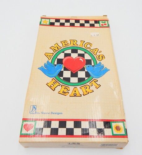 Marco de fotos Jim Shore America's Heart Cat Bluebird nuevo de Lote Antiguo 1994 - Imagen 7 de 8