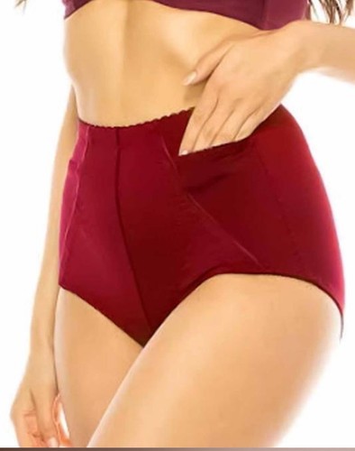 Women Briefs Control Panties Lot 6 Pack Satin 2 Pocket High Waist Girdles Sz 3XL - Picture 3 of 7