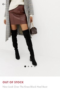 new look thigh boots