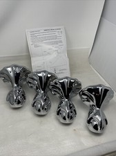 Giagni Ball And Claw Clawfoot Bathtub Tub Feet, Polished Chrome