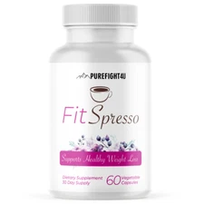 Fit Spresso Support Healthy Weight Loss Dietary Supplement 60 Vegetable Capsules