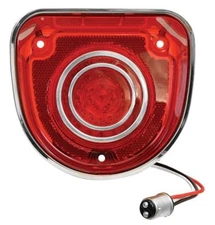 1968 Chevy Impala Tail Light Red 40-LED w/Trim New Dii