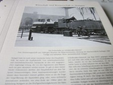 Stuttgart  Archiv 4082 Schloßstraßen Bahnhof Drehscheibe 1909 Lok D