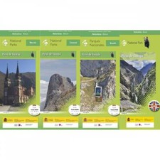 Picos de Europa National Park 3 map and guide set (English)