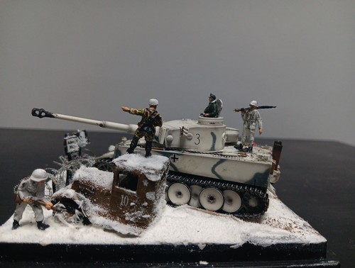 "Mishkino'43'sPz.Abt.502#3'☠️"/Sdkfz.181"Tiger Mk.l"Ausf.E,(IP)w/7×Figs,RU/Feb. - Picture 3 of 13