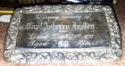 Civil War Silver Platter in Memory of Capt. Asberry Insley
