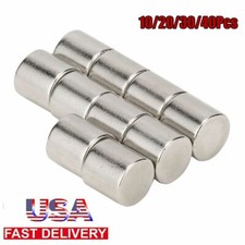 Lots 10mm 10mm N35 Super Strong Neodymium Rare Earth Cylinder Disc Magnets