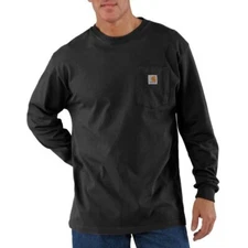 Men's Carhartt K126 Long Sleeve Workwear Crewneck T-Shirt