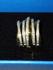Diamond Highway Band Ring Genuine Natural Diamonds — photo 5