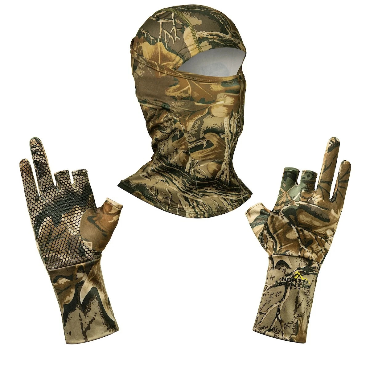 North Mountain Gear Realtree Advantage Classic Balaclava & Fingerless Gloves