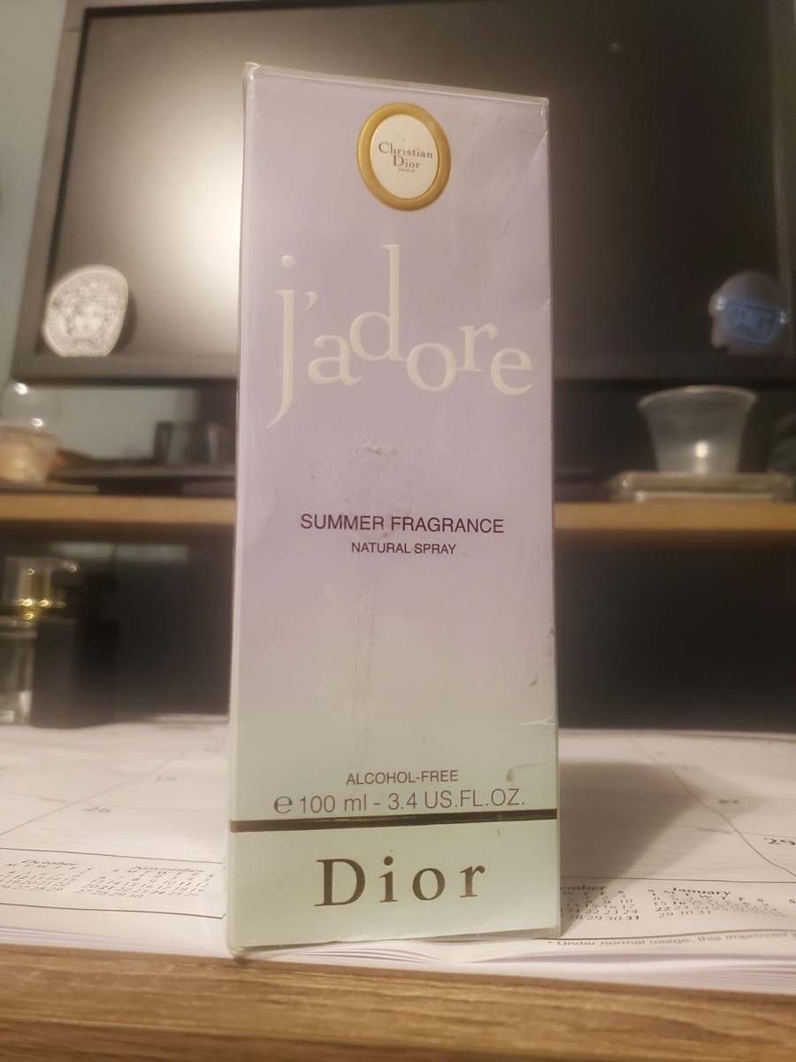 Dior J'adore Summer 3.4oz/100 ml Alcohol Free Eau D'ete Parfumee