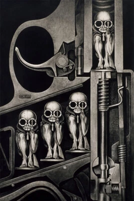 TURXIN Hr Giger Birthmachine Genius Art Wall Indoor Room Outdoor - POSTER 20x30