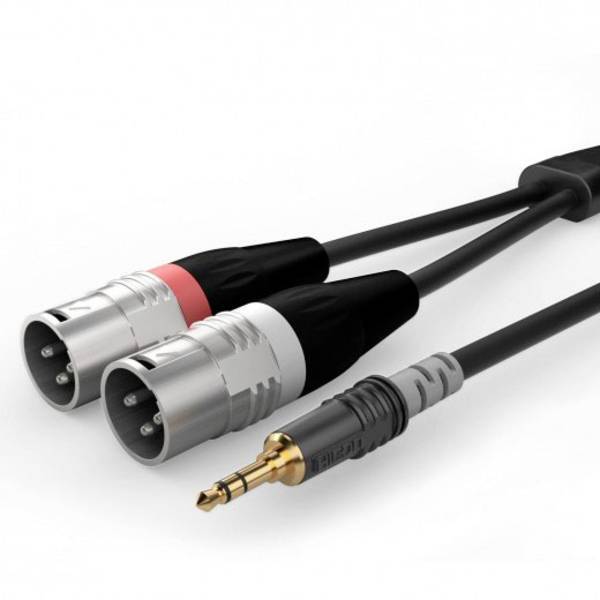 Sommer Cable HBA-3SM2-0300   Audio Cavo adattatore [1x Spina XLR 3 poli - 1x Spi
