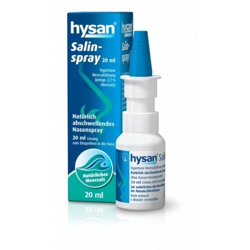 URSAPHARM ARZNEIMITTEL GMBH 3x HYSAN Salinspray 20ml Nasenspray PZN: 13947014