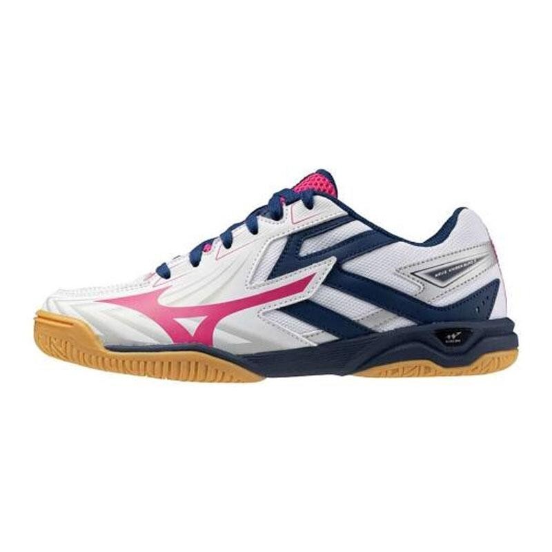 Mizuno Table Tennis Shoes WAVE KAISERBURG 8 White/Pink 81GA2420 04