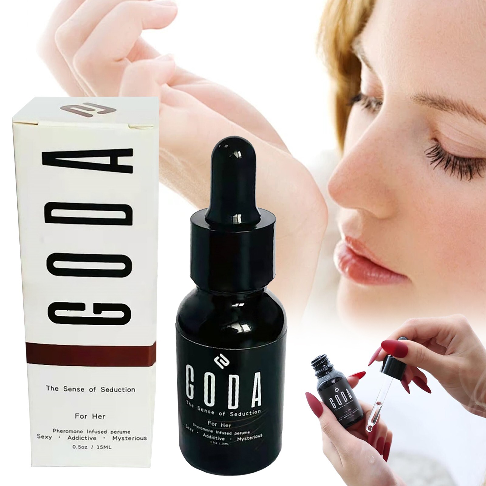GODA Women's Perfume Long Lasting Jasmine And Rose Women's Perfume Floral.