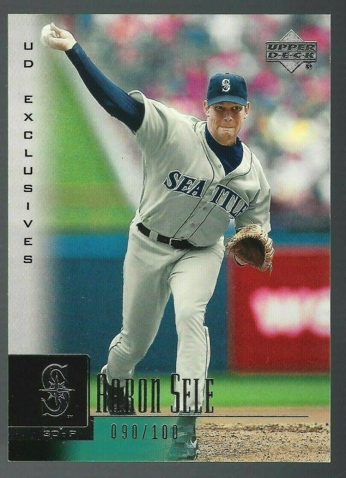 Aaron Sele 2001 Upper Deck Exclusives Silver 090/100 Card# 87