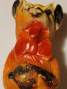 Vintage Carnival Prizes Chalkware Playful Dog prize