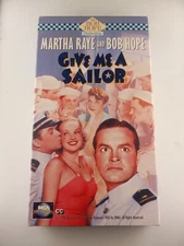 Give Me a Sailor (VHS) 1938 Martha Raye, Bob Hope, Betty Grable TESTED